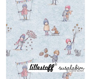 Bio Jersey Lillestoff - Winter Wichtel susalabim